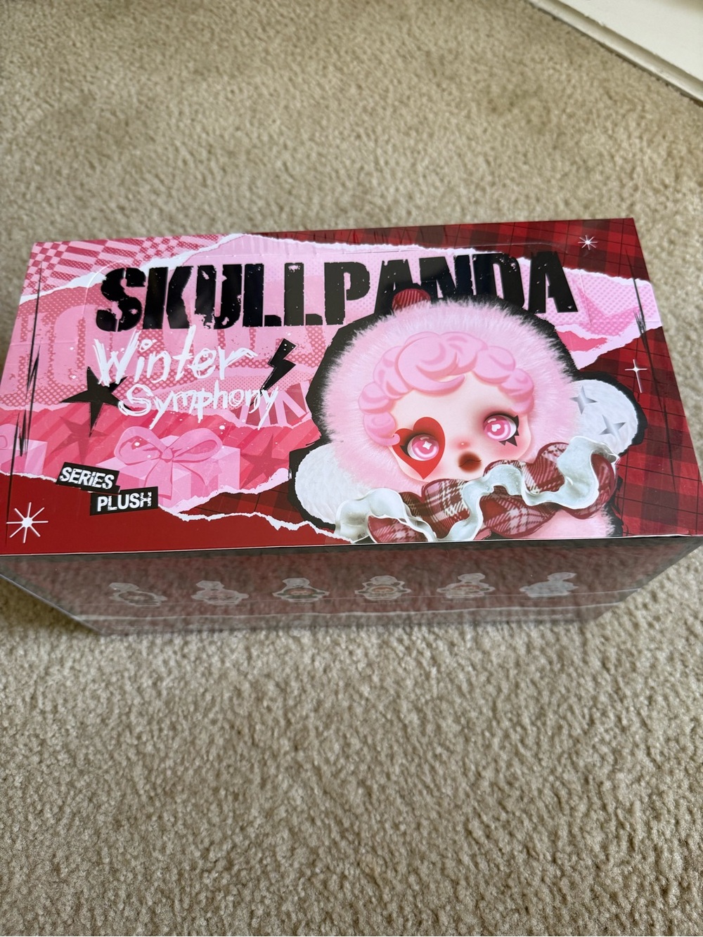 Skullpanda Pink Winter Symphony Plush - Cute Collectible Stuffed Animal